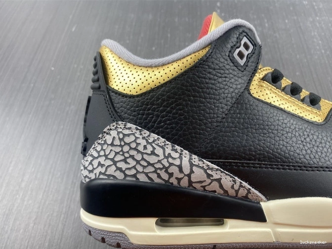 Reps LUCY WMNS Air Gold 3 Jordan Black CK9246-067 0726